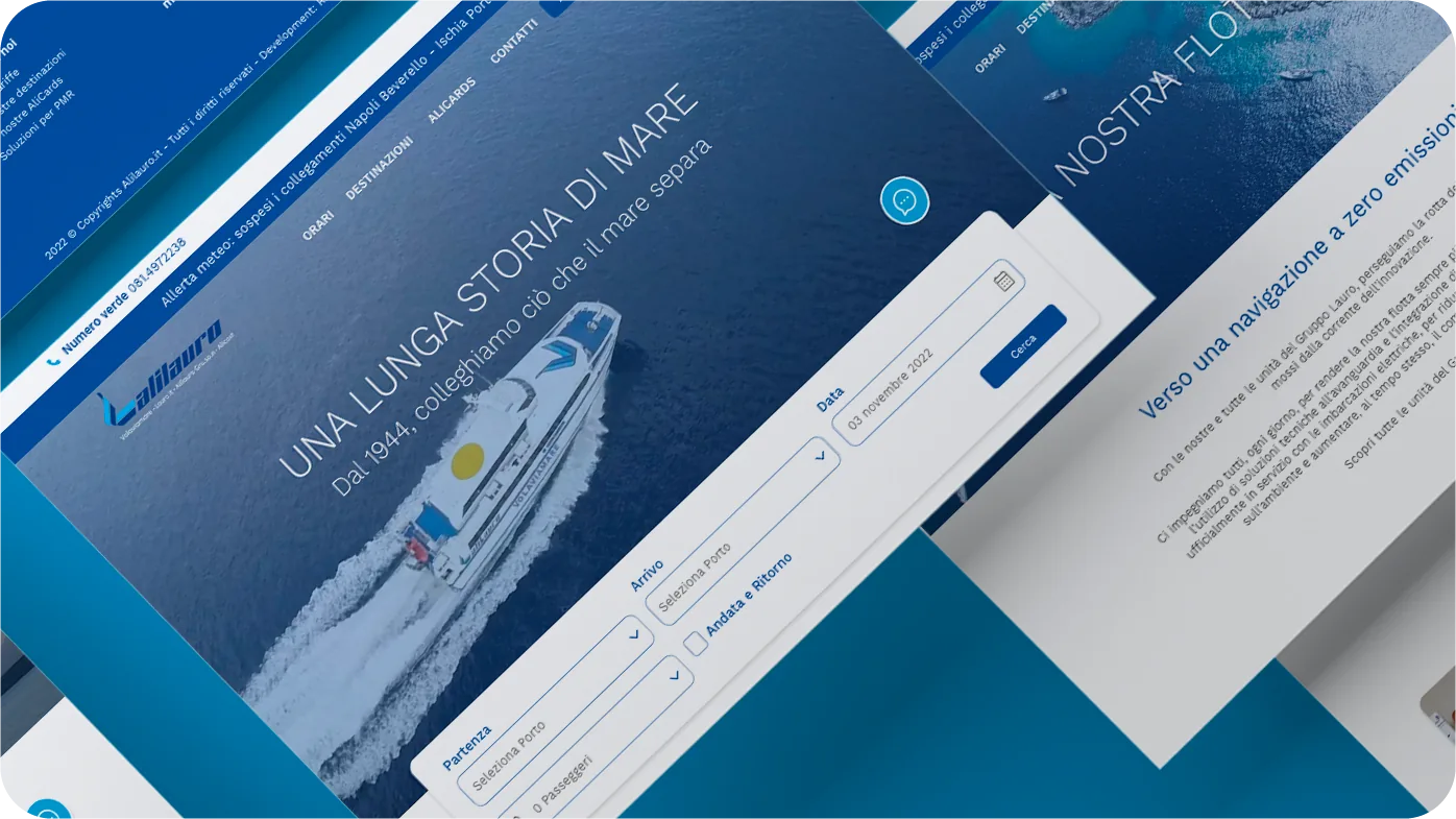 Alilauro – caso studio Ribrain: Una nuova veste grafica per il sito di Alilauro