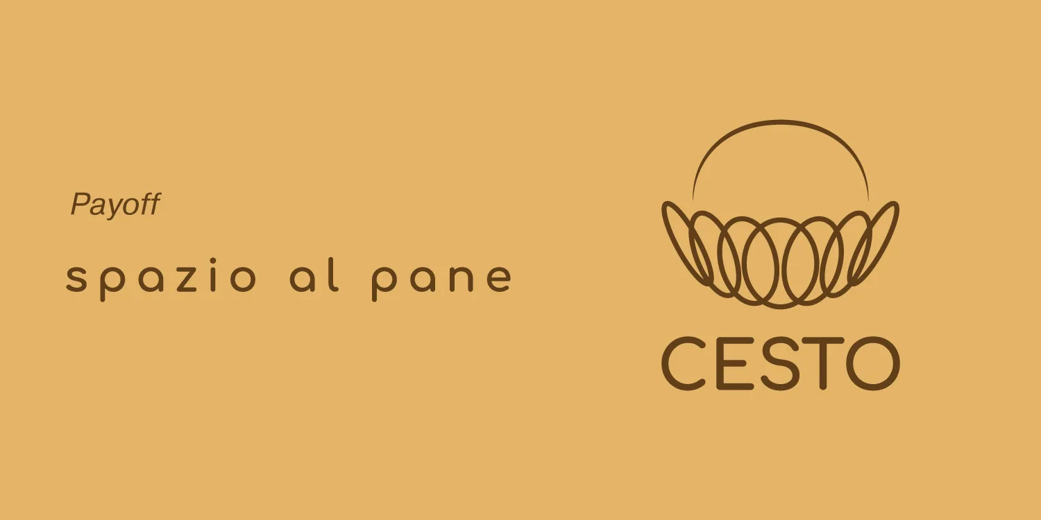 Cesto – logo e payoff: Spazio al pane