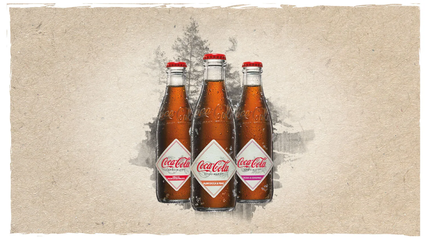 American Uncle × Coca-Cola HBC – le tre bottiglie Back in the days