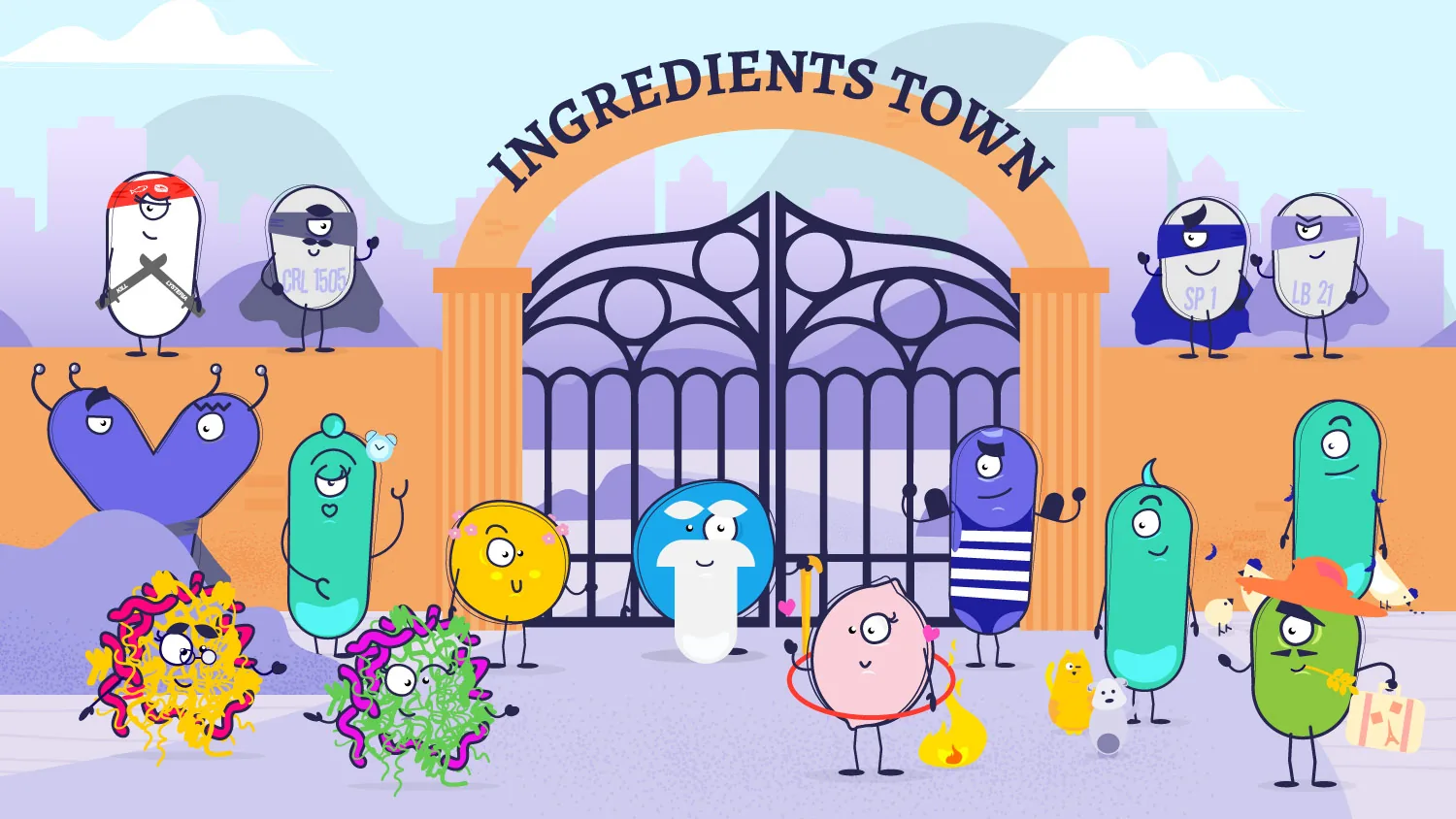 INgredients Town – i personaggi del progetto