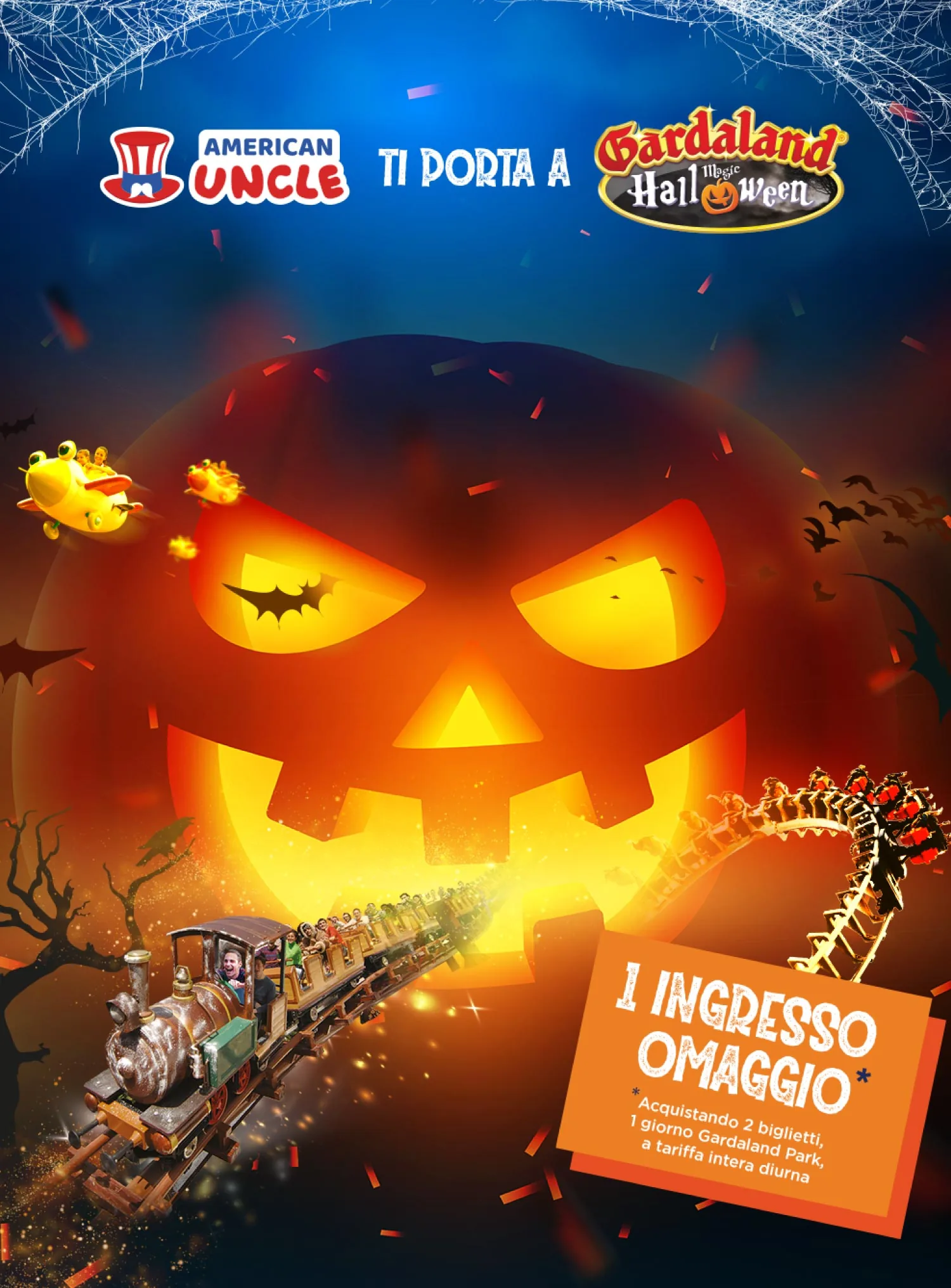 American Uncle × Gardaland Magic Halloween – ingresso omaggio