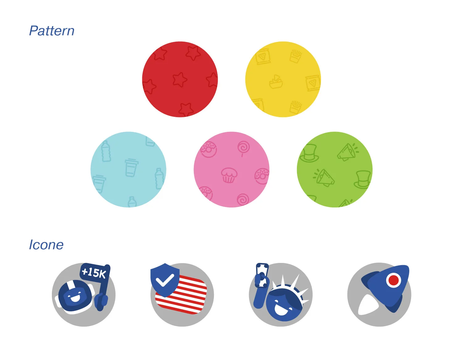 American Uncle – icone e pattern della brand identity